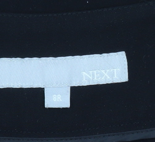 Next Women’s Black 8R Flared Dress Pants Trousers