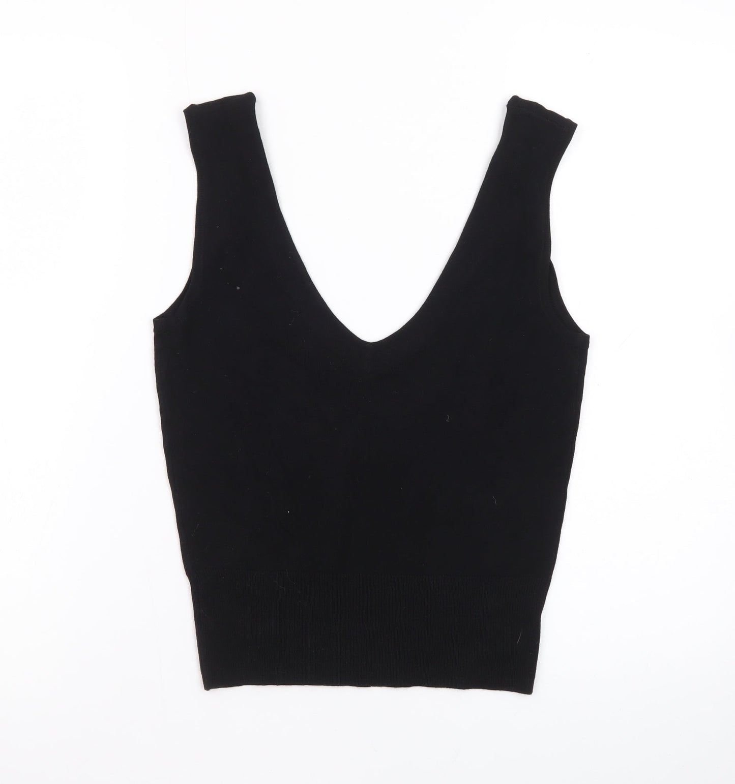 Marks and Spencer Women's Black XS Camisole V-Neck Tank Top