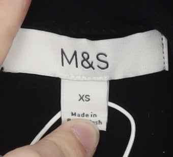 Marks and Spencer Women's Black XS Camisole V-Neck Tank Top
