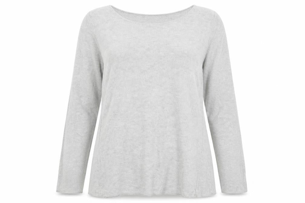 Kew 159 Womens Grey XL Knit Long Sleeve Pullover Jumper