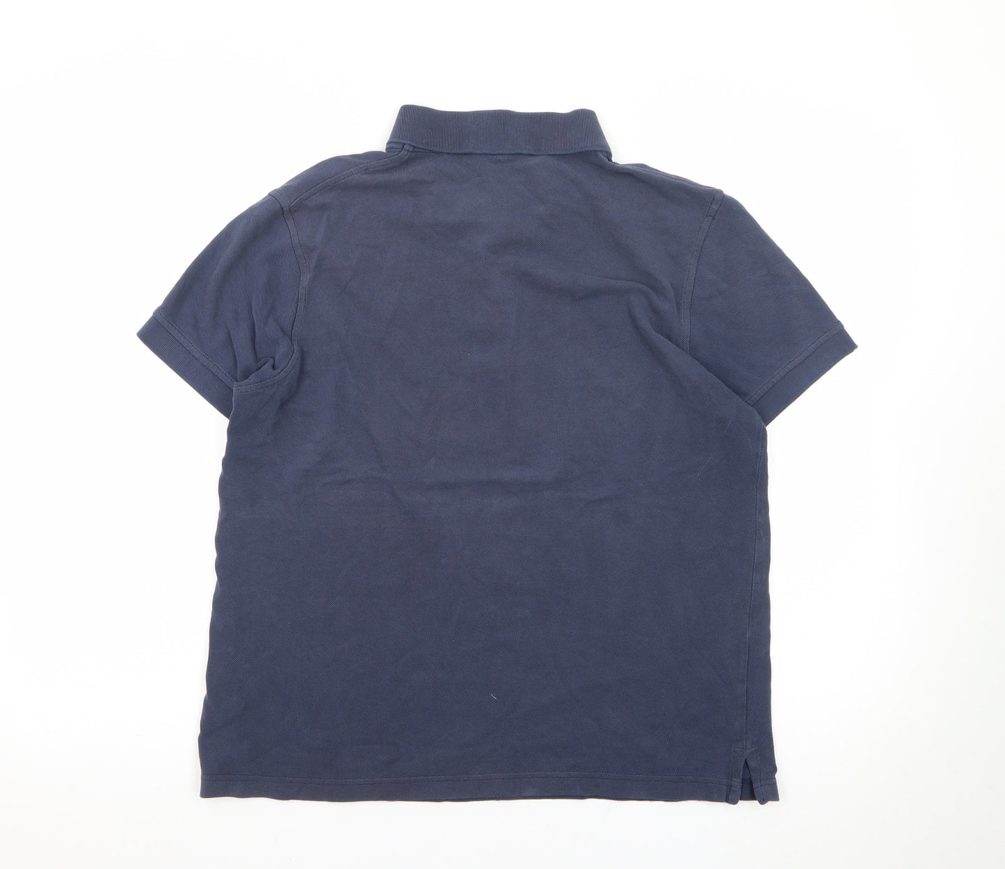 Lyle & Scott Men's Blue Cotton Polo Shirt Size L