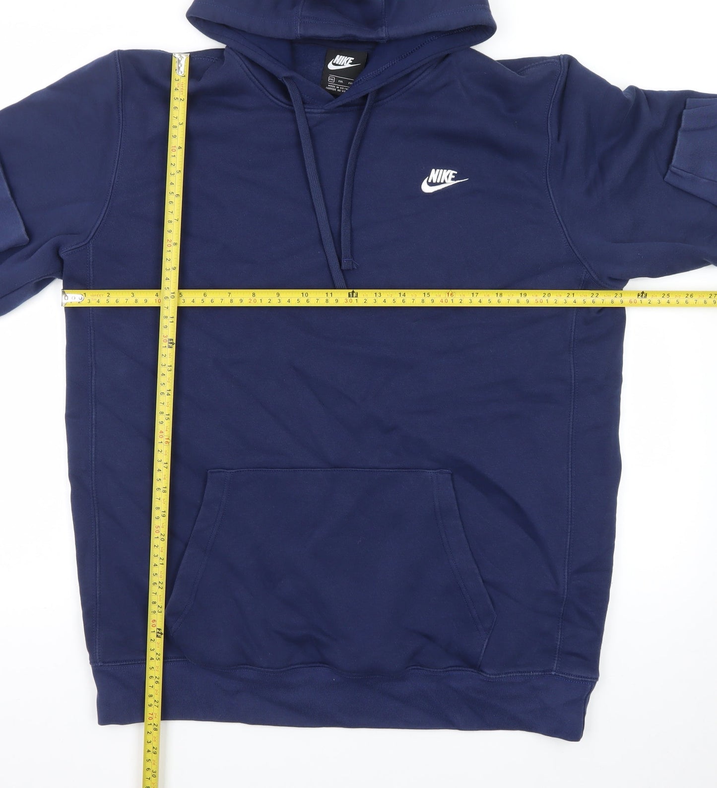 Nike Men's Blue 2XL Pullover Hoodie Fleece Sweatshirt