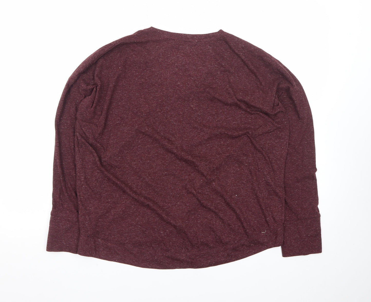 Fat Face Women's Red Long Sleeve Basic Jersey Top Size 10