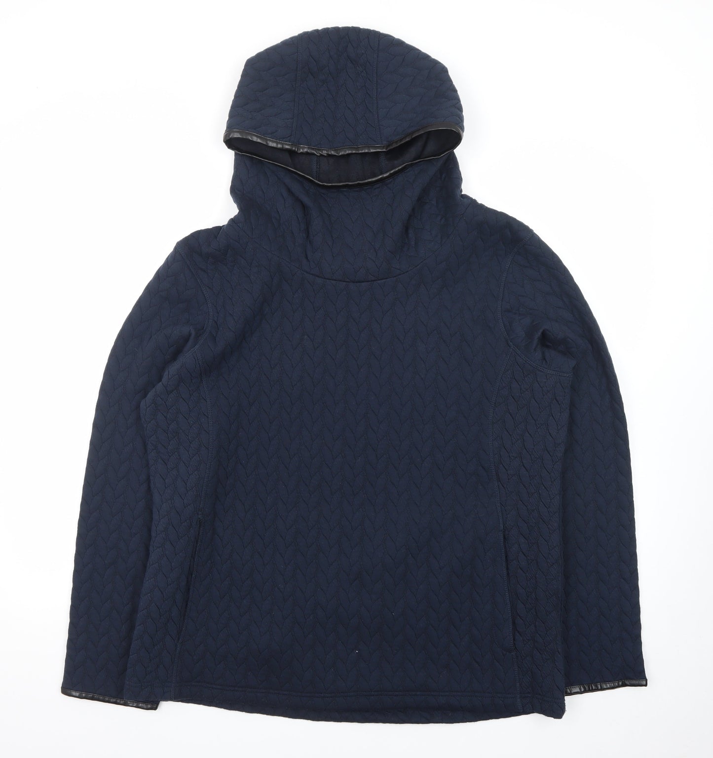 Regatta Great Outdoors Women's Navy Quilted Hoodie UK 16 Pullover