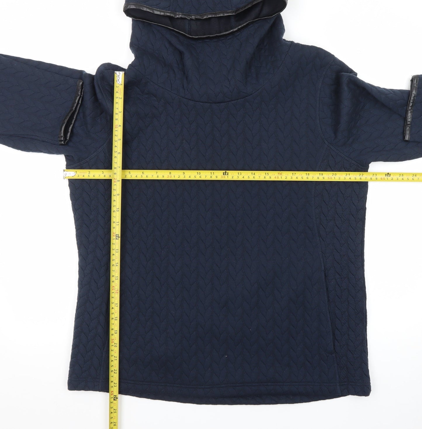 Regatta Great Outdoors Women's Navy Quilted Hoodie UK 16 Pullover