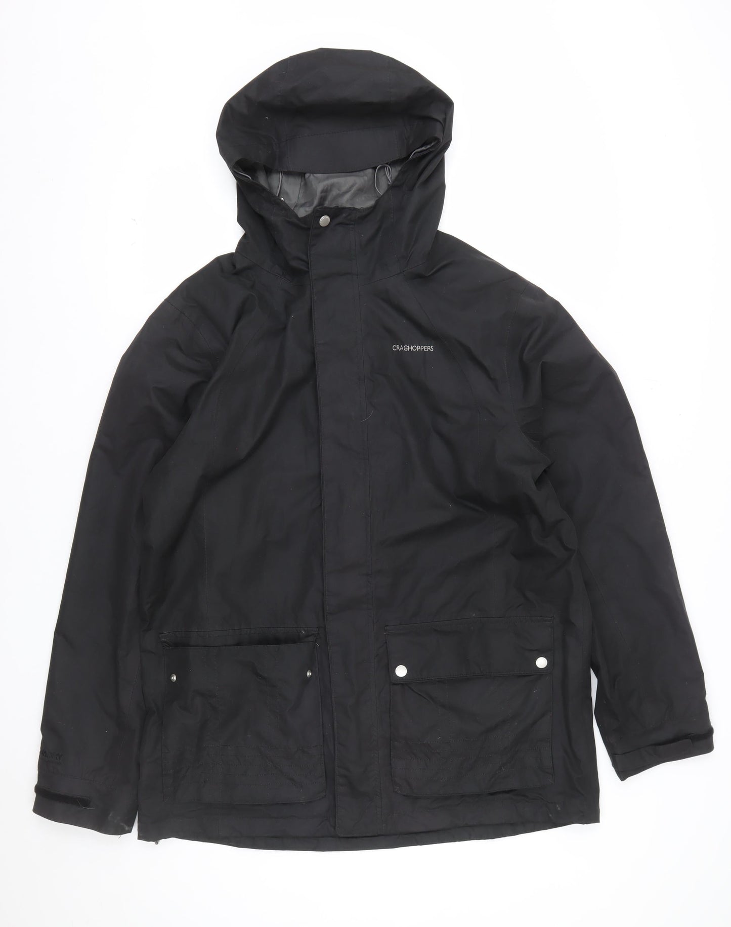 Craghoppers Mens Black M Waterproof Hooded Parka Jacket