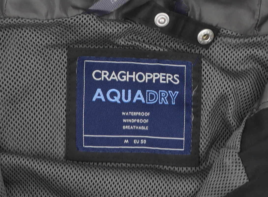 Craghoppers Mens Black M Waterproof Hooded Parka Jacket