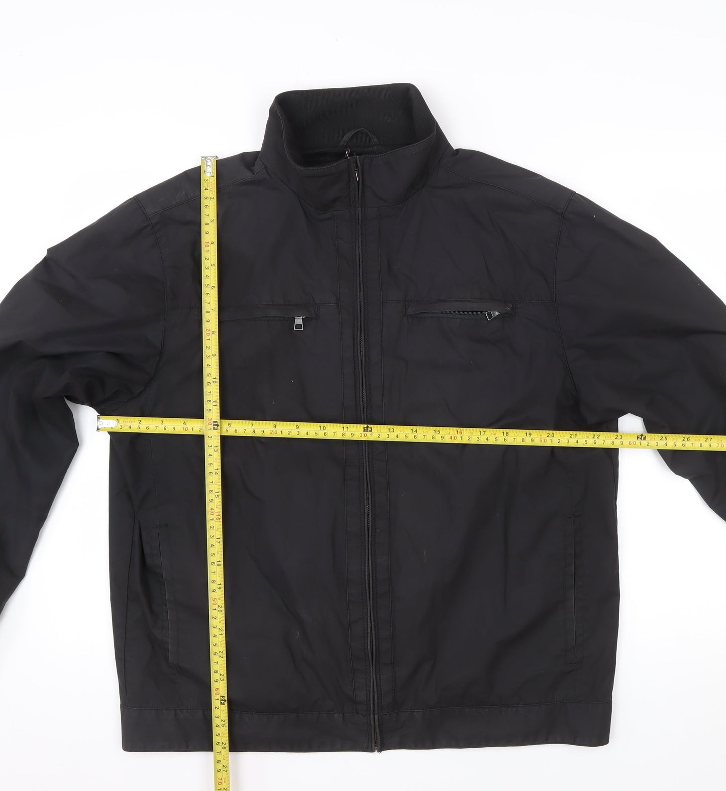 Marks and Spencer Men's Black L Water Repellent Cotton Jacket