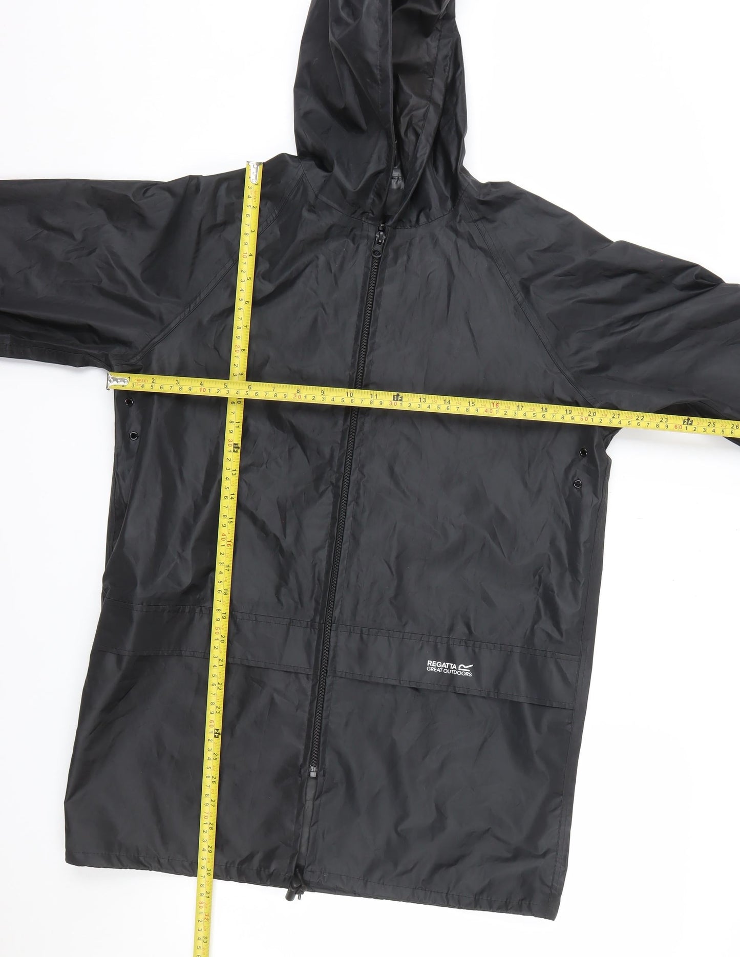 Regatta Womens Black M Waterproof Hooded Rain Jacket