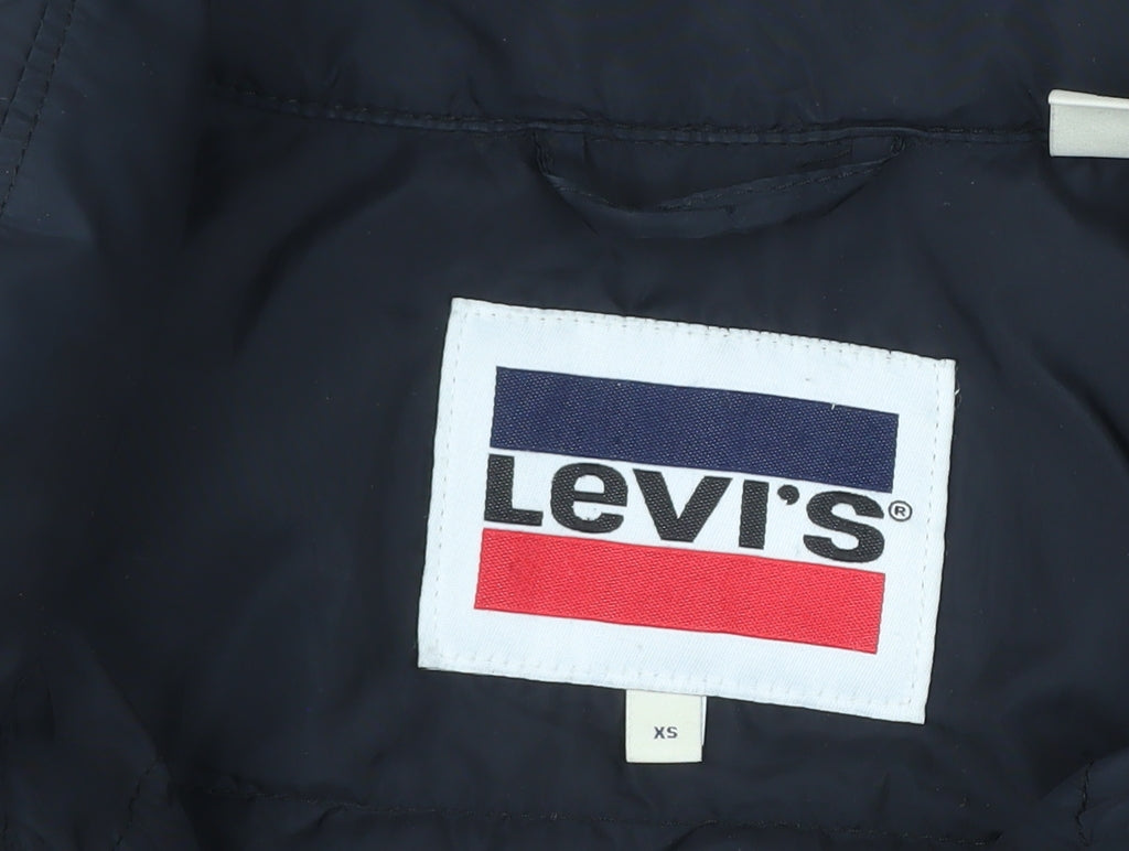 Levi's Men's Black XS Puffer Jacket Winter Coat