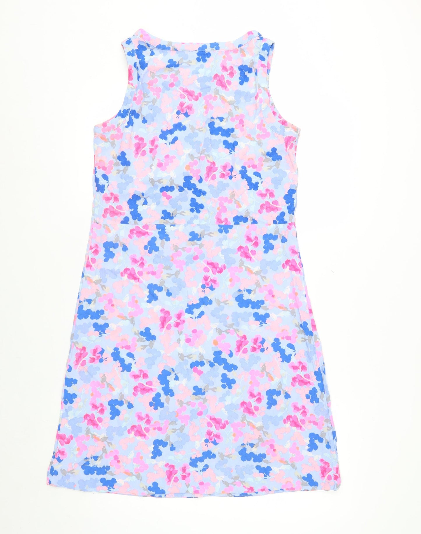 Joules Womens Multicoloured Floral Shift Dress Size 10 Sleeveless Summer