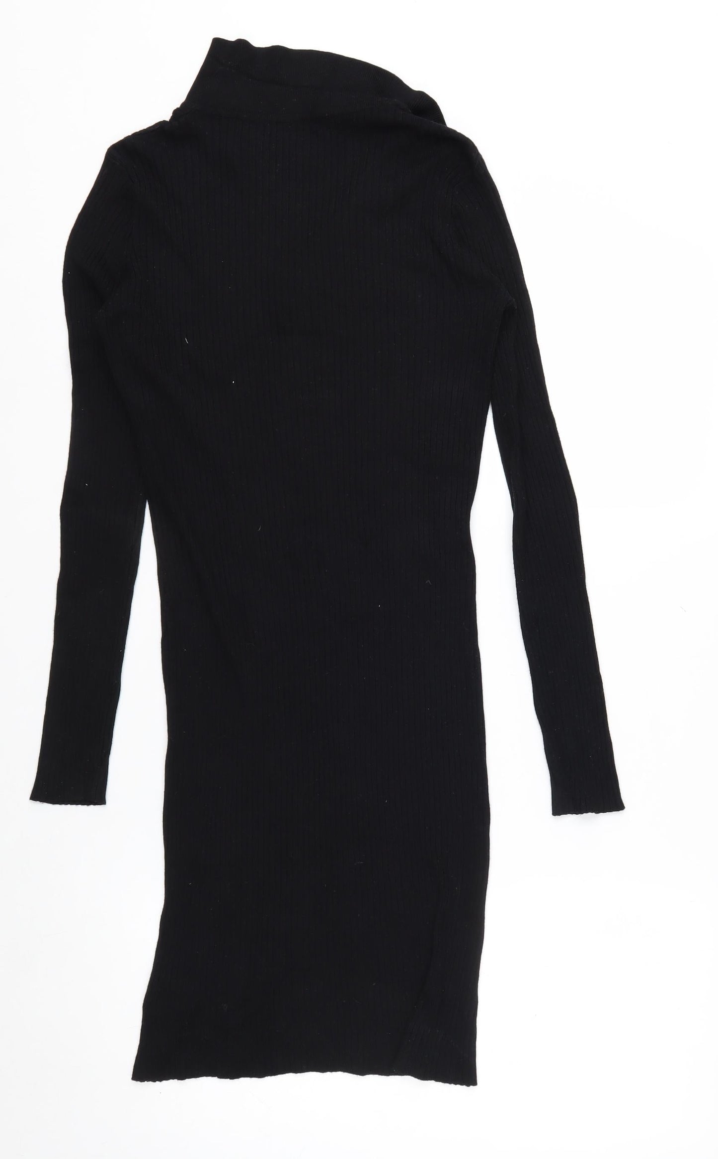 Threadbare Womens Black Long Sleeve Button Cardigan Size 8