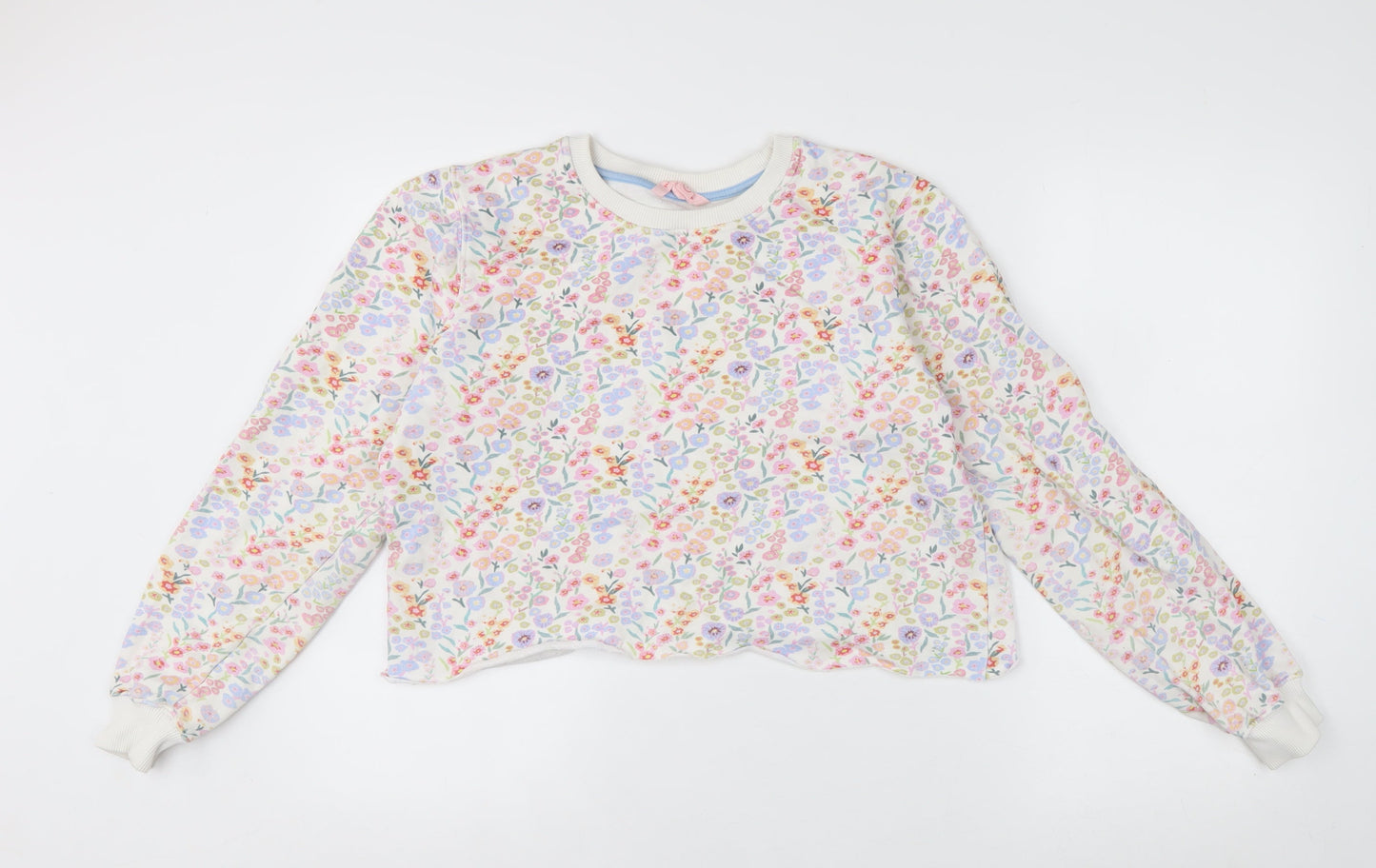 You Are The Club Womens Multicoloured Floral Pullover Sweatshirt M