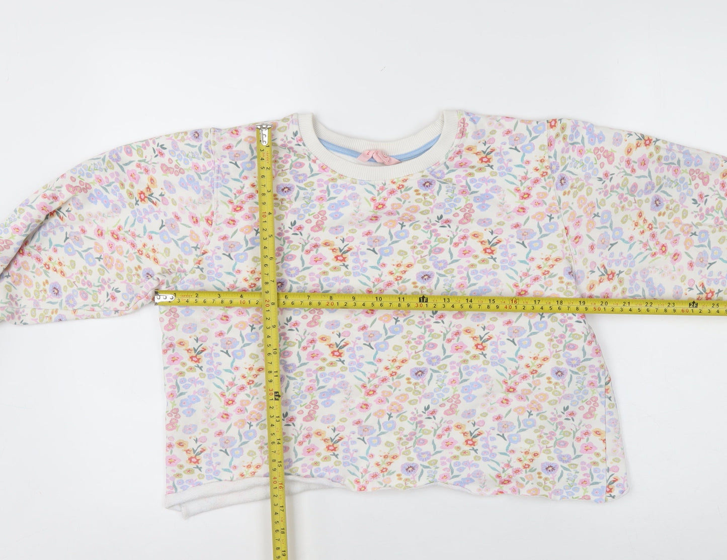 You Are The Club Womens Multicoloured Floral Pullover Sweatshirt M