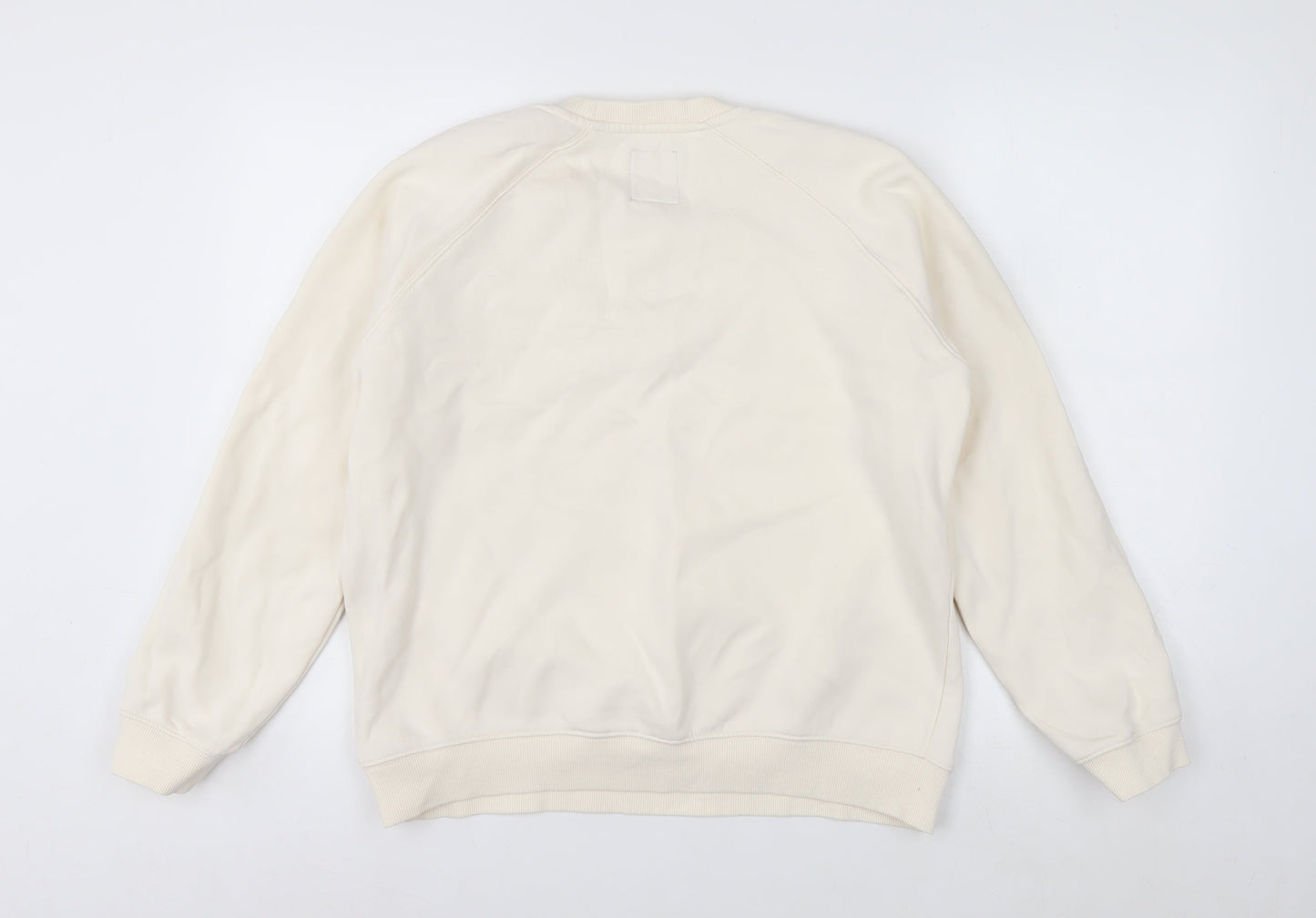 Crew Clothing Company Women’s Ivory Cotton Blend Sweatshirt Size 14