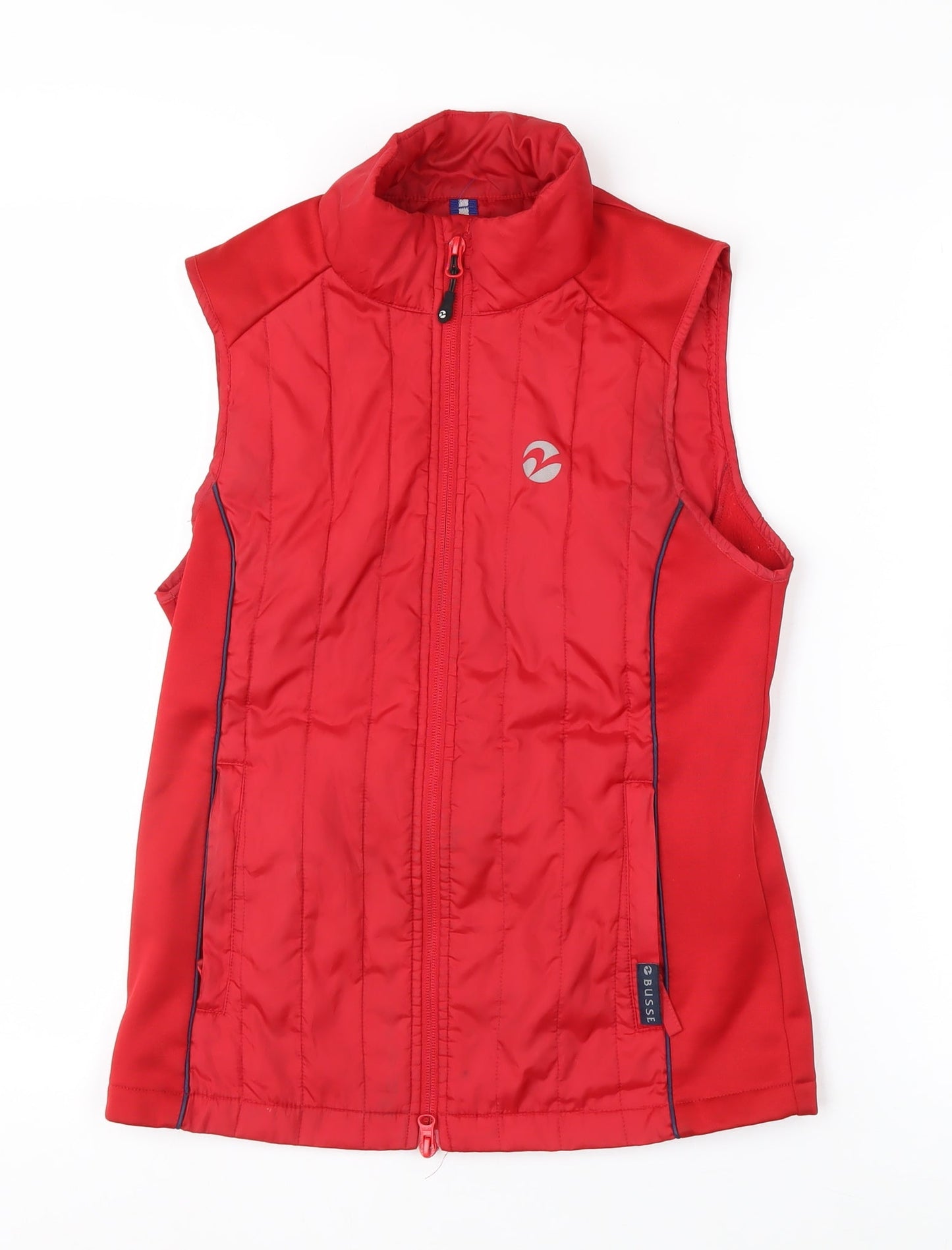 Busse Women's Red Insulated Waistcoat Bodywarmer S