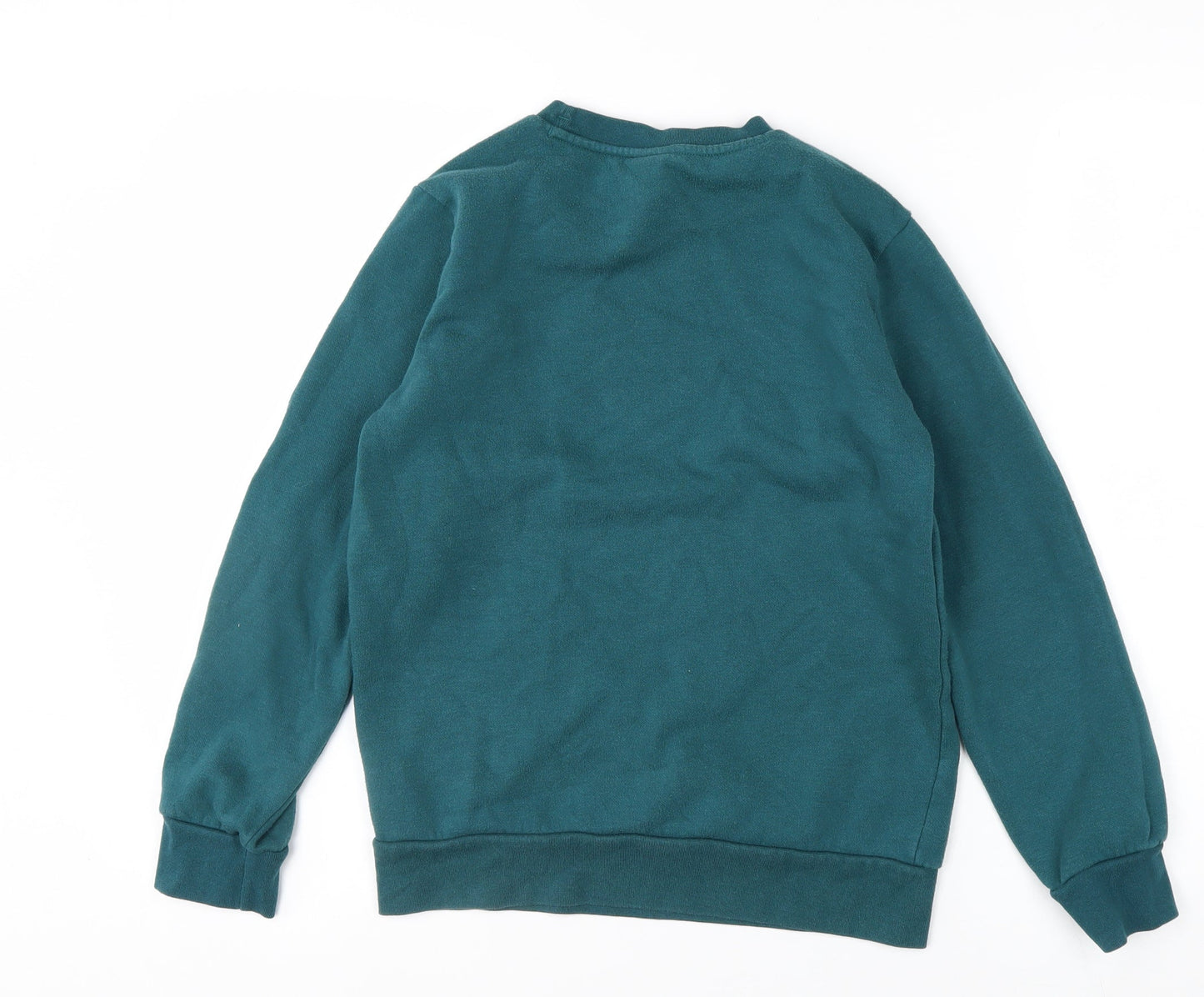 Champion Boys Green Pullover Sweatshirt 11-12 Years Crew Neck Fleece