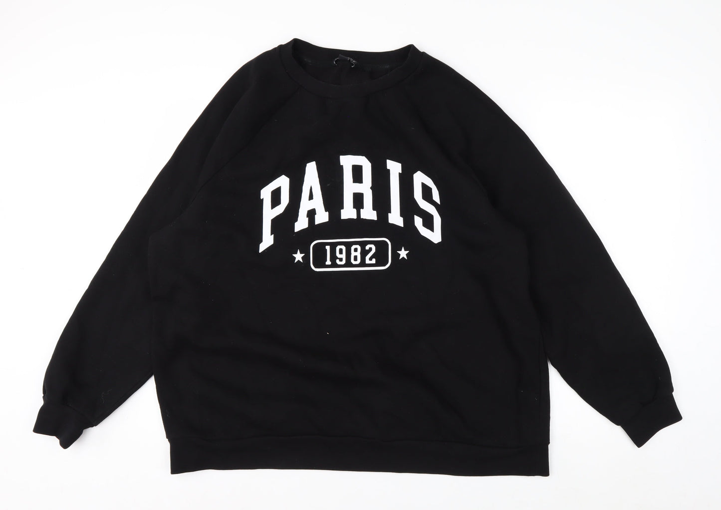 Next Women's Black Paris 1982 Pullover Sweatshirt Size 22