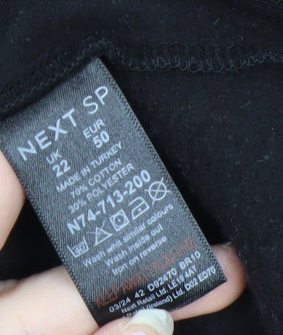 Next Women's Black Paris 1982 Pullover Sweatshirt Size 22