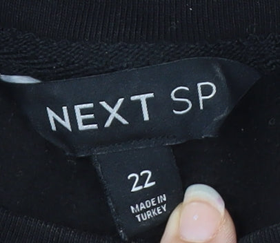 Next Women's Black Paris 1982 Pullover Sweatshirt Size 22