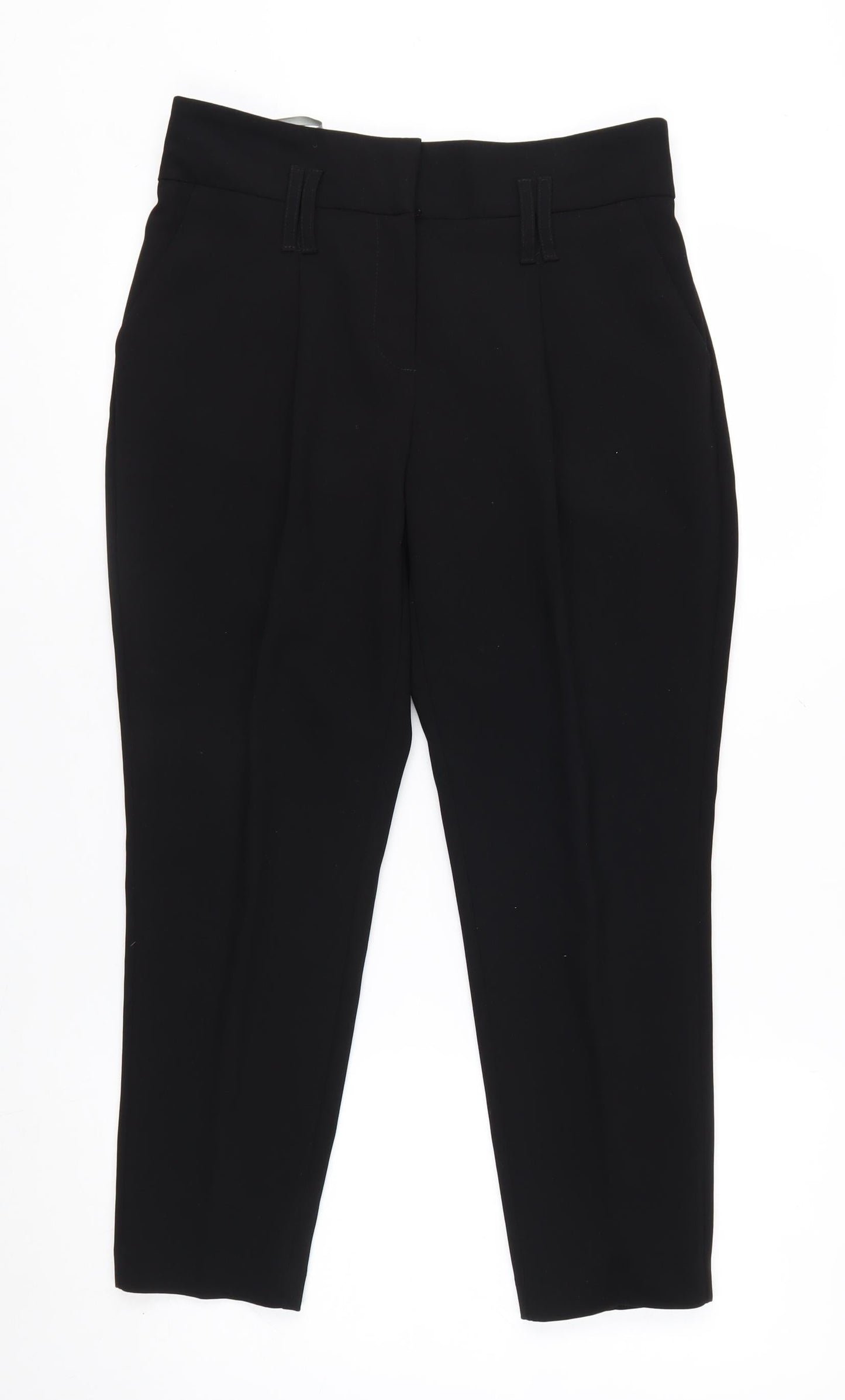 Dorothy Perkins Womens Black Size 8 Polyester Tapered Trousers