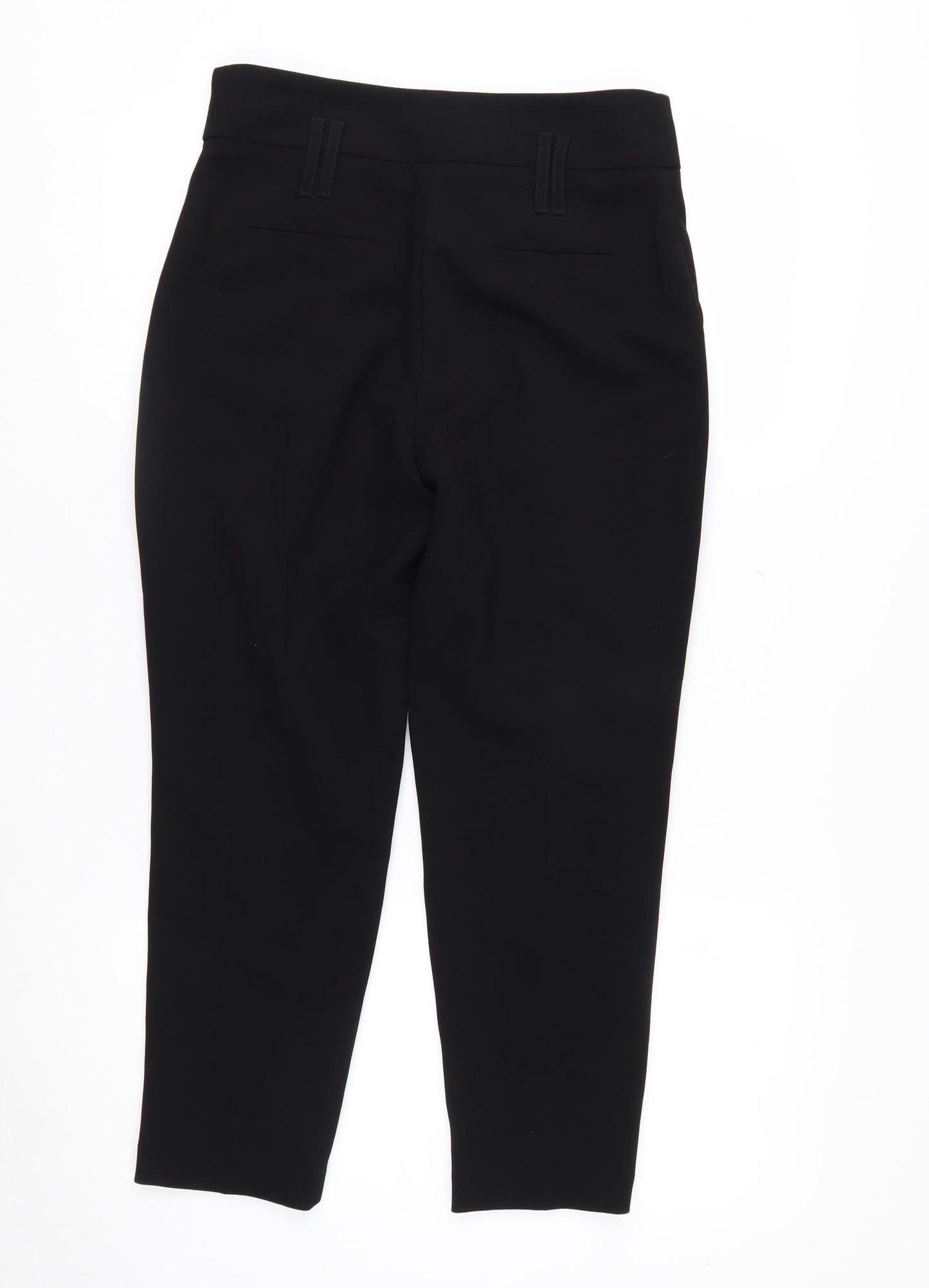 Dorothy Perkins Womens Black Size 8 Polyester Tapered Trousers
