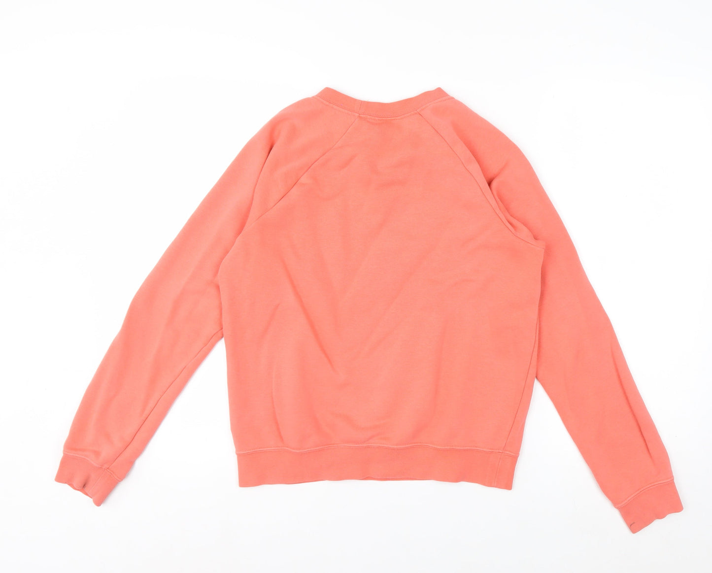Nike Womens Coral Crew Neck Pullover Sweatshirt XS Cotton Blend