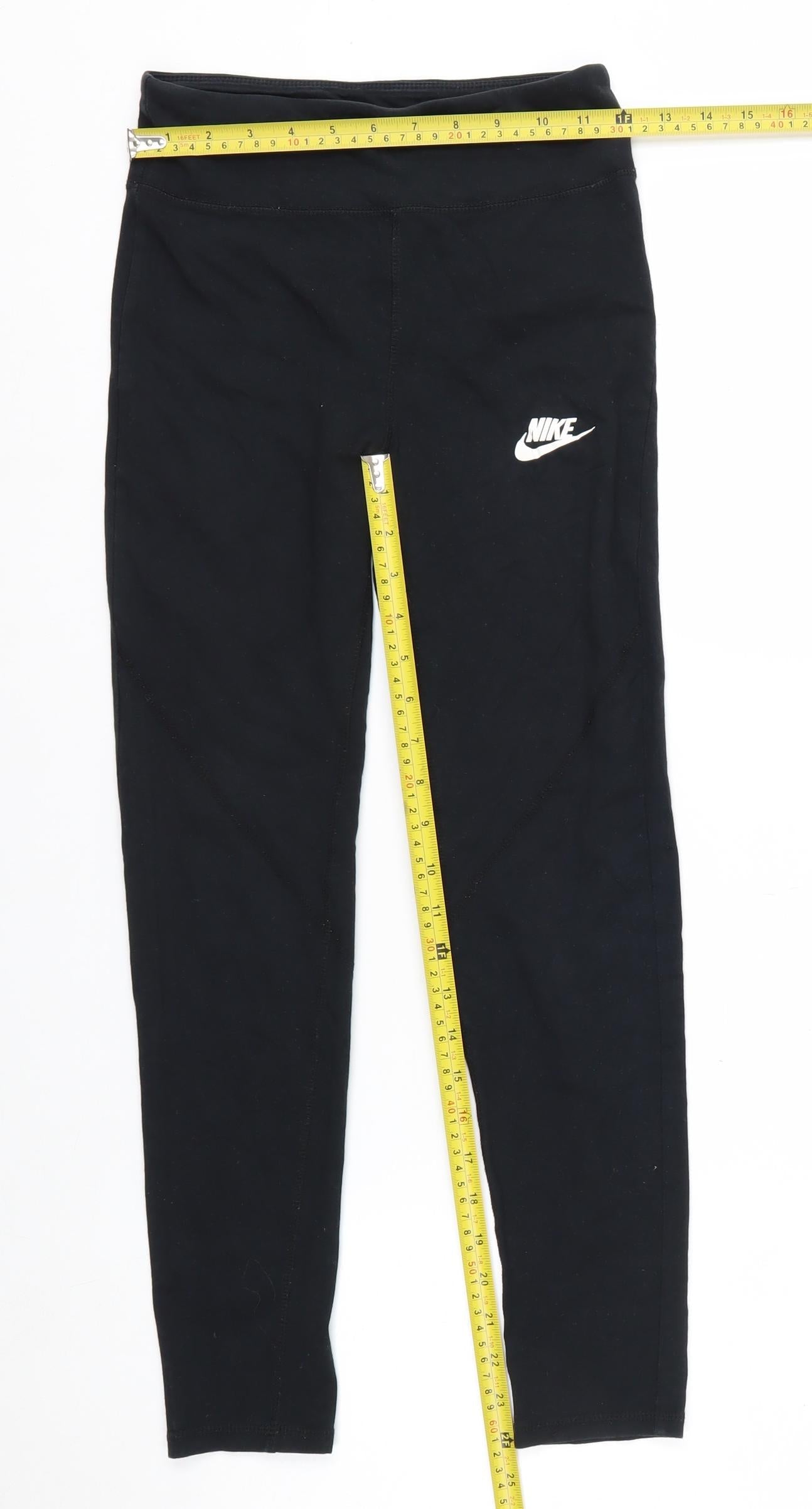 Nike Women’s Black XL Tight Fit Cotton Stretch Active Leggings