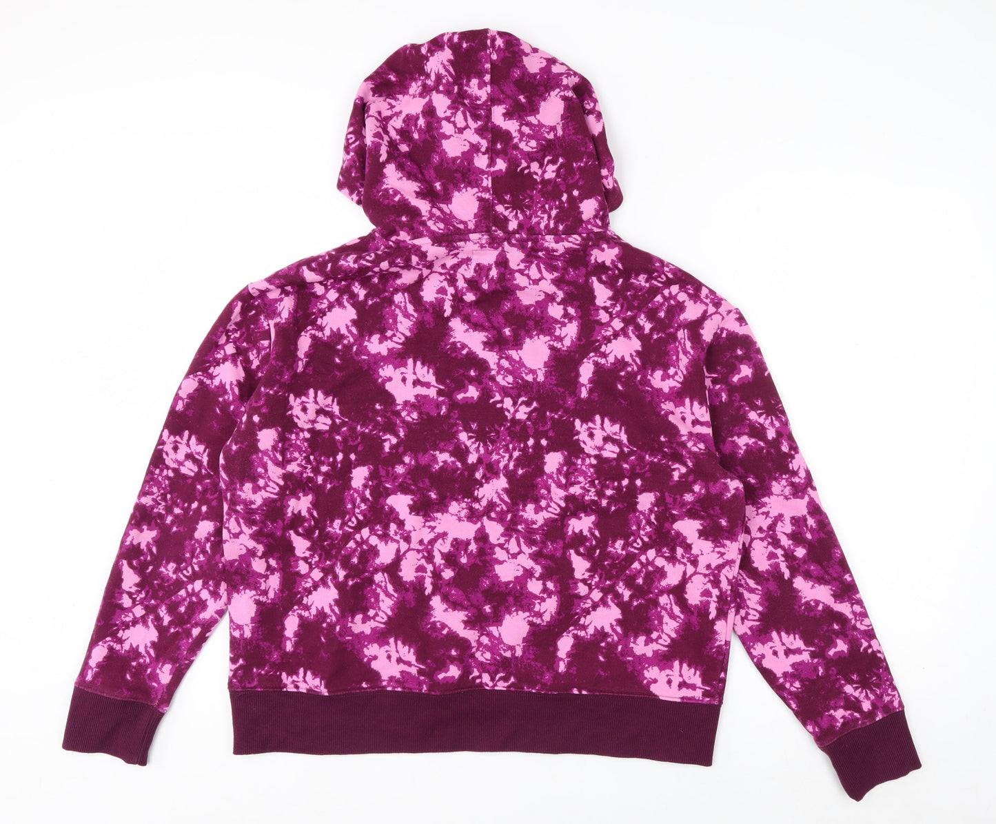 Champion Womens Purple Tie Dye Pullover Hoodie Medium