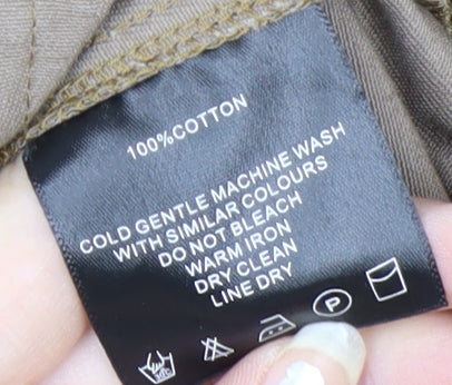 Manière De Voir Womens Camo Green Cotton Parka Jacket Size 12