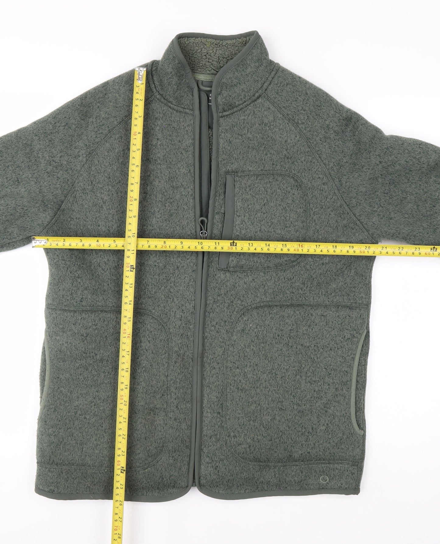 Marks and Spencer Women’s Green Fleece Zip Jacket Size S