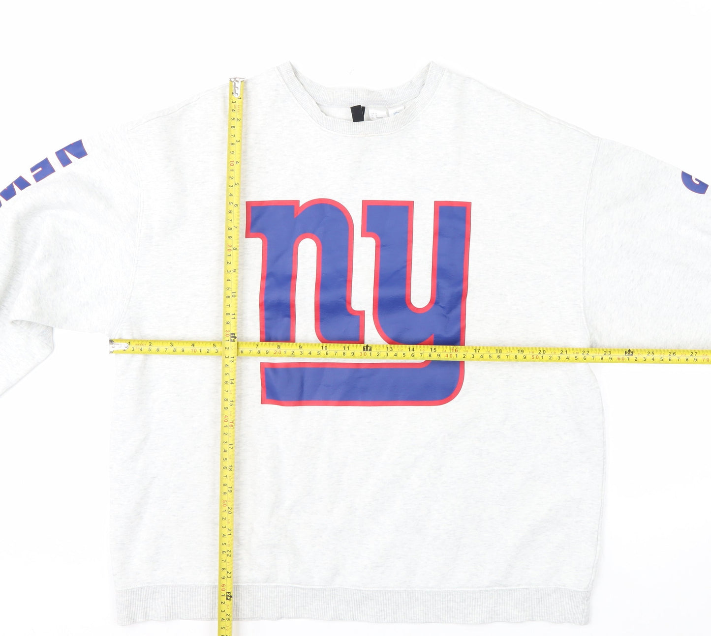 H&M Divided Women's Grey NY Giants Pullover Sweatshirt Size M