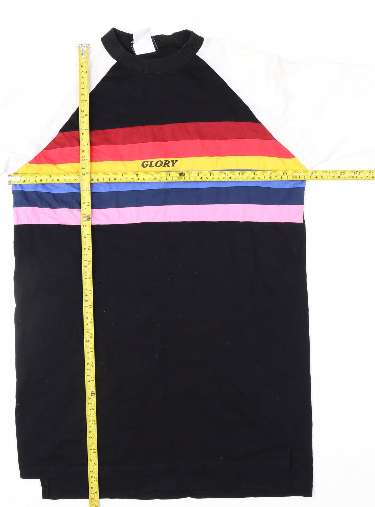 The Ragged Priest Unisex Multicoloured Long Sleeve Cotton Top XS
