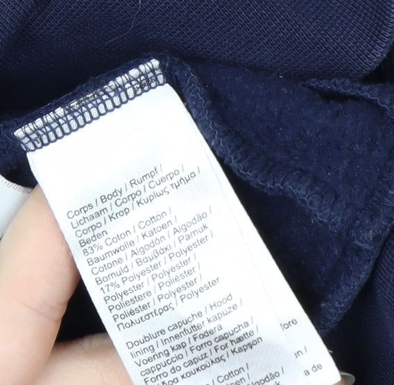 Lacoste Sport Men's Blue Full Zip Hoodie Size M Regular Fit