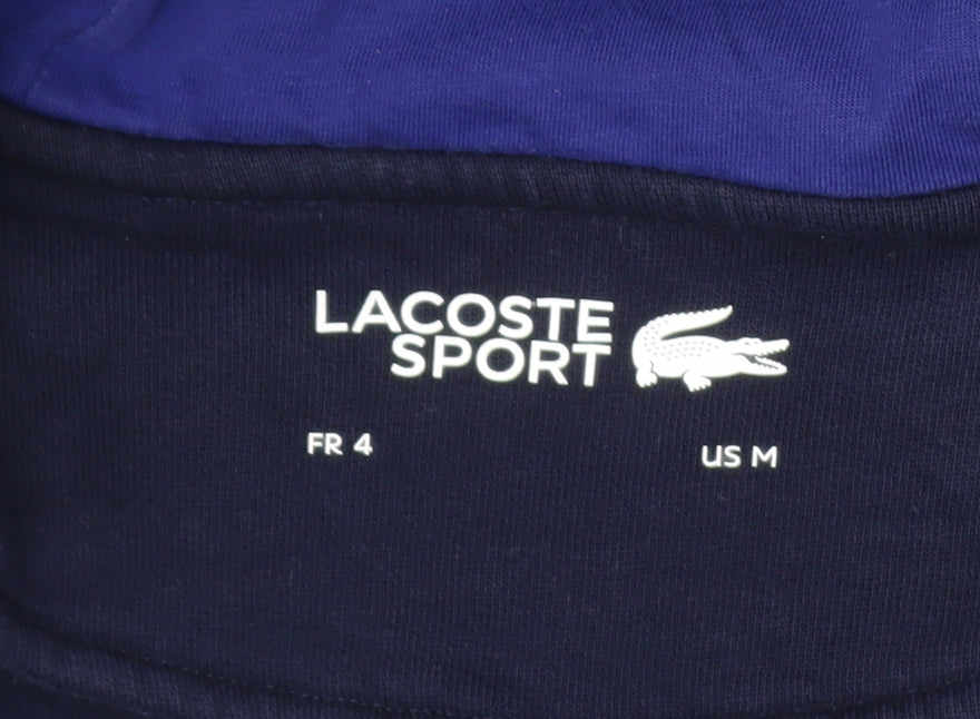 Lacoste Sport Men's Blue Full Zip Hoodie Size M Regular Fit