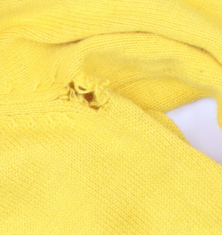 Crew Clothing Company Men's Yellow Cotton Crew Neck Pullover Jumper M