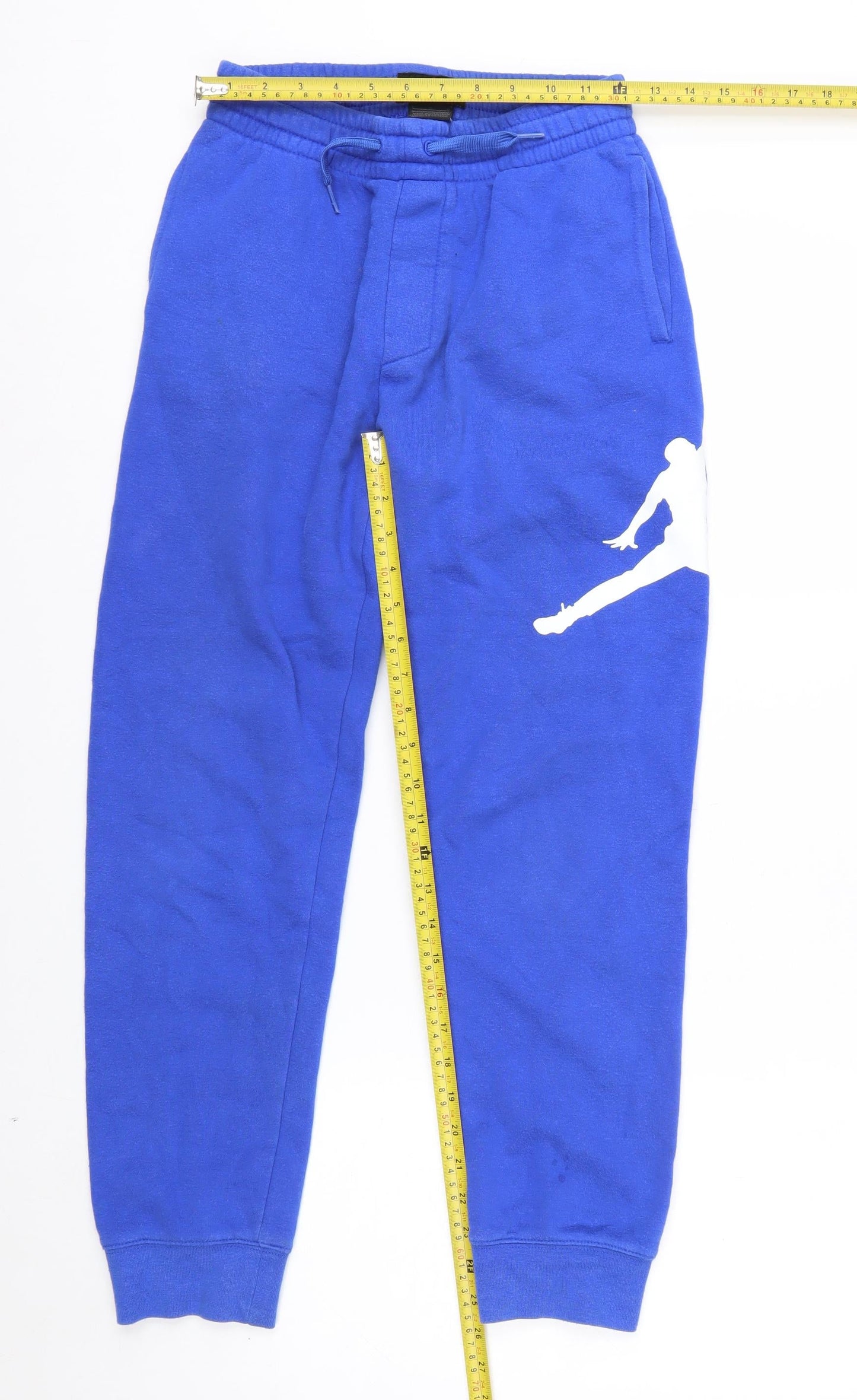 Jordan Boys Blue Jogger Sweatpants 12-13 Years Fleece Activewear Trousers