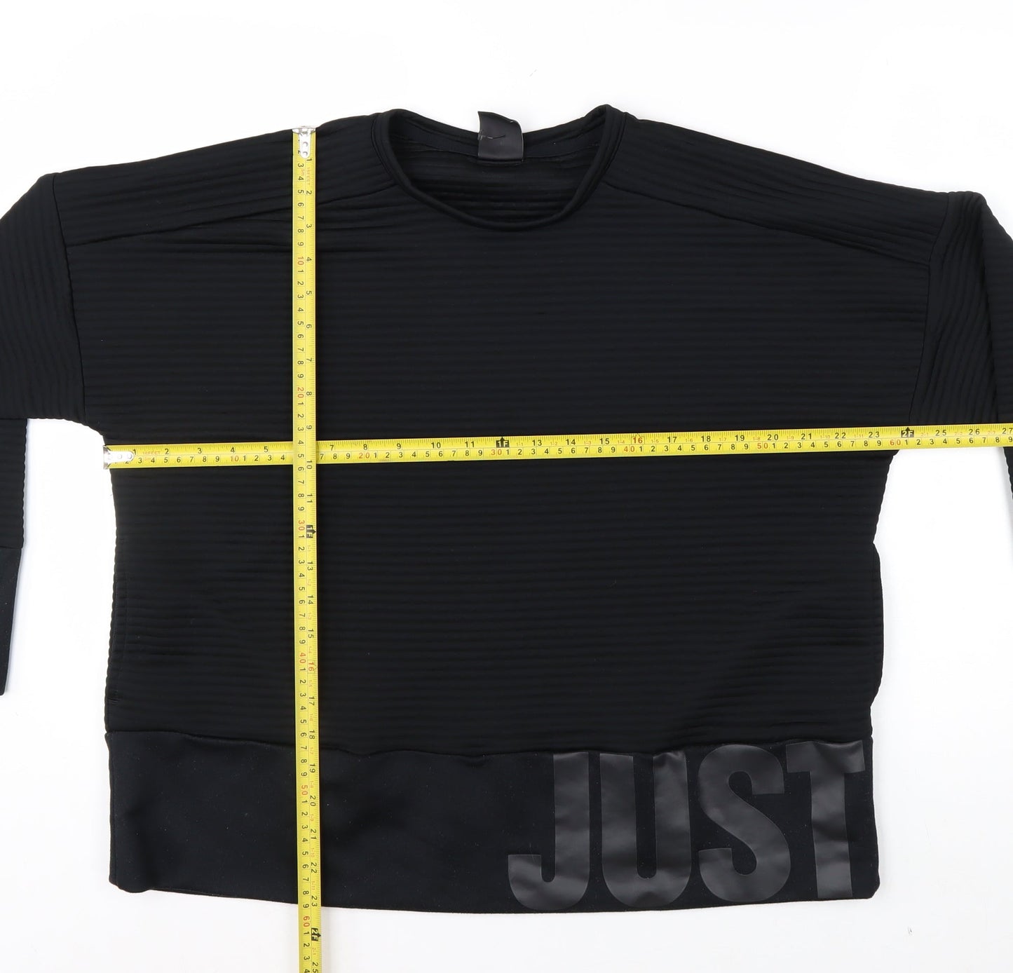 Nike Men's Black Dri-Fit Crew Neck Sports Sweatshirt L