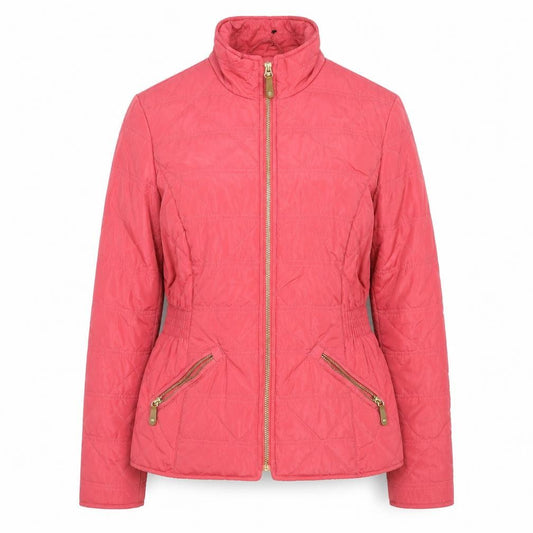Marks and Spencer Women's Pink Quilted Mid-Length Jacket Size 14