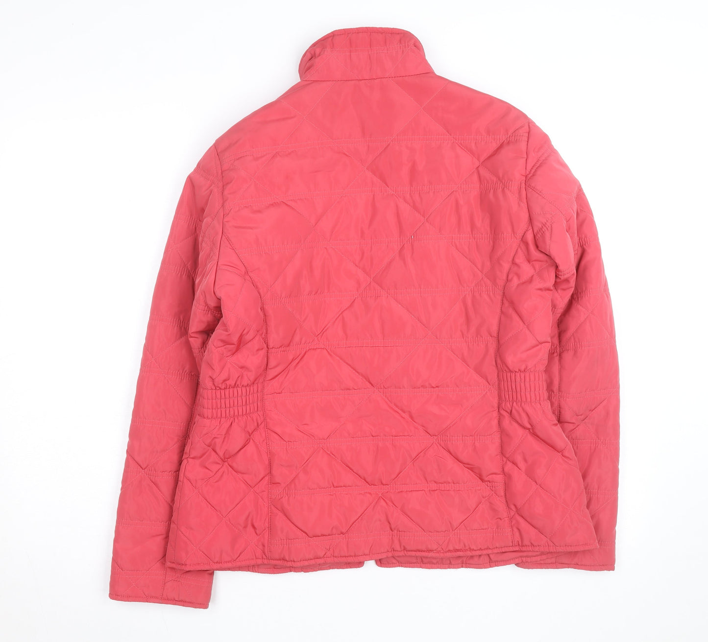 Marks and Spencer Women's Pink Quilted Mid-Length Jacket Size 14