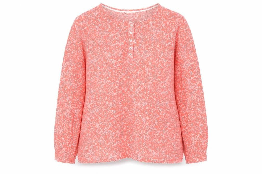 Marks & Spencer Women’s Orange Floral Tunic Blouse Size 18