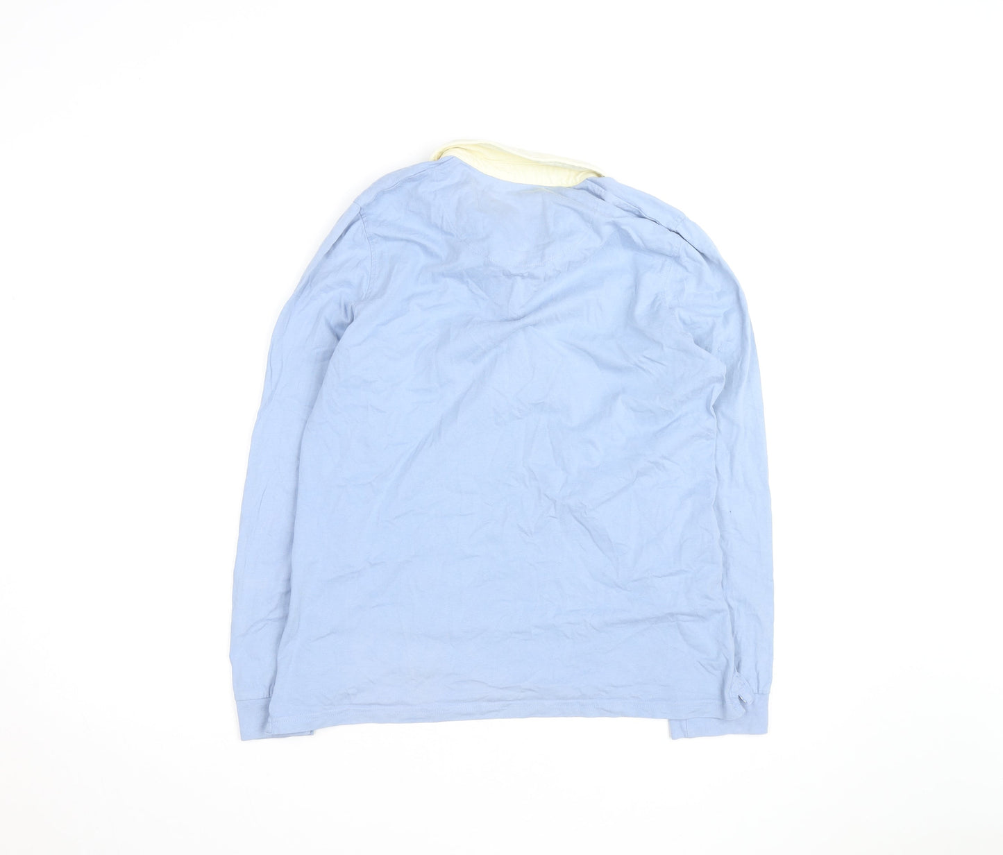 Crew Clothing Company Womens Blue Long Sleeve Polo Shirt Size 14
