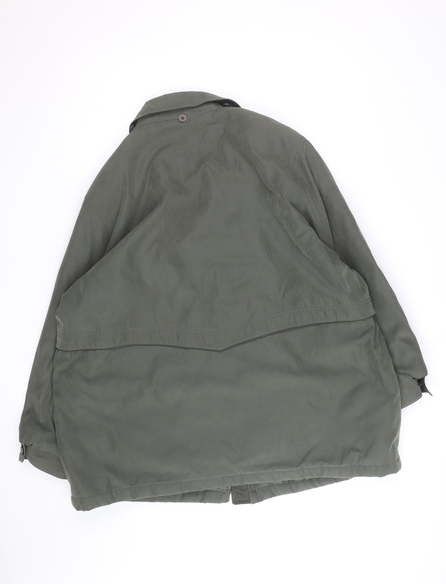 Broketex Women's Green Long Waterproof Rain Coat L