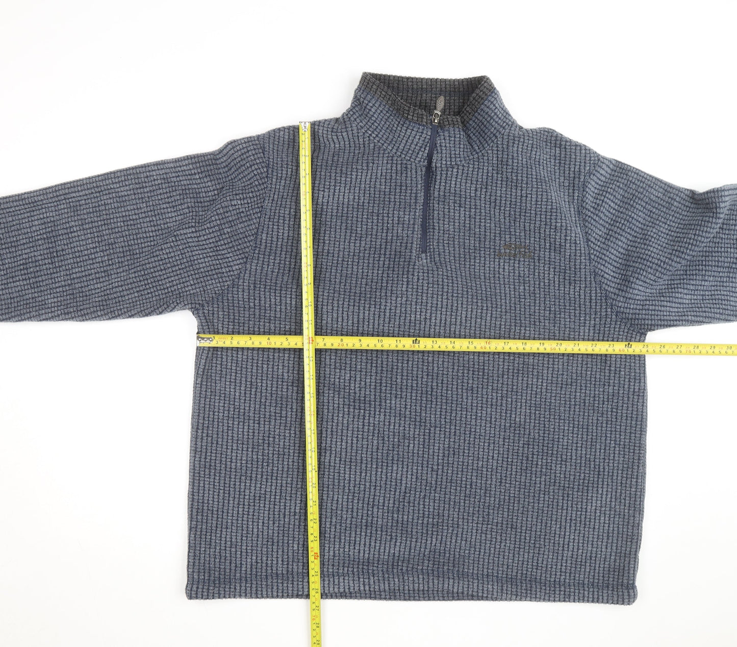 Weird Fish Men's Blue 2XL Half Zip Fleece Sweatshirt
