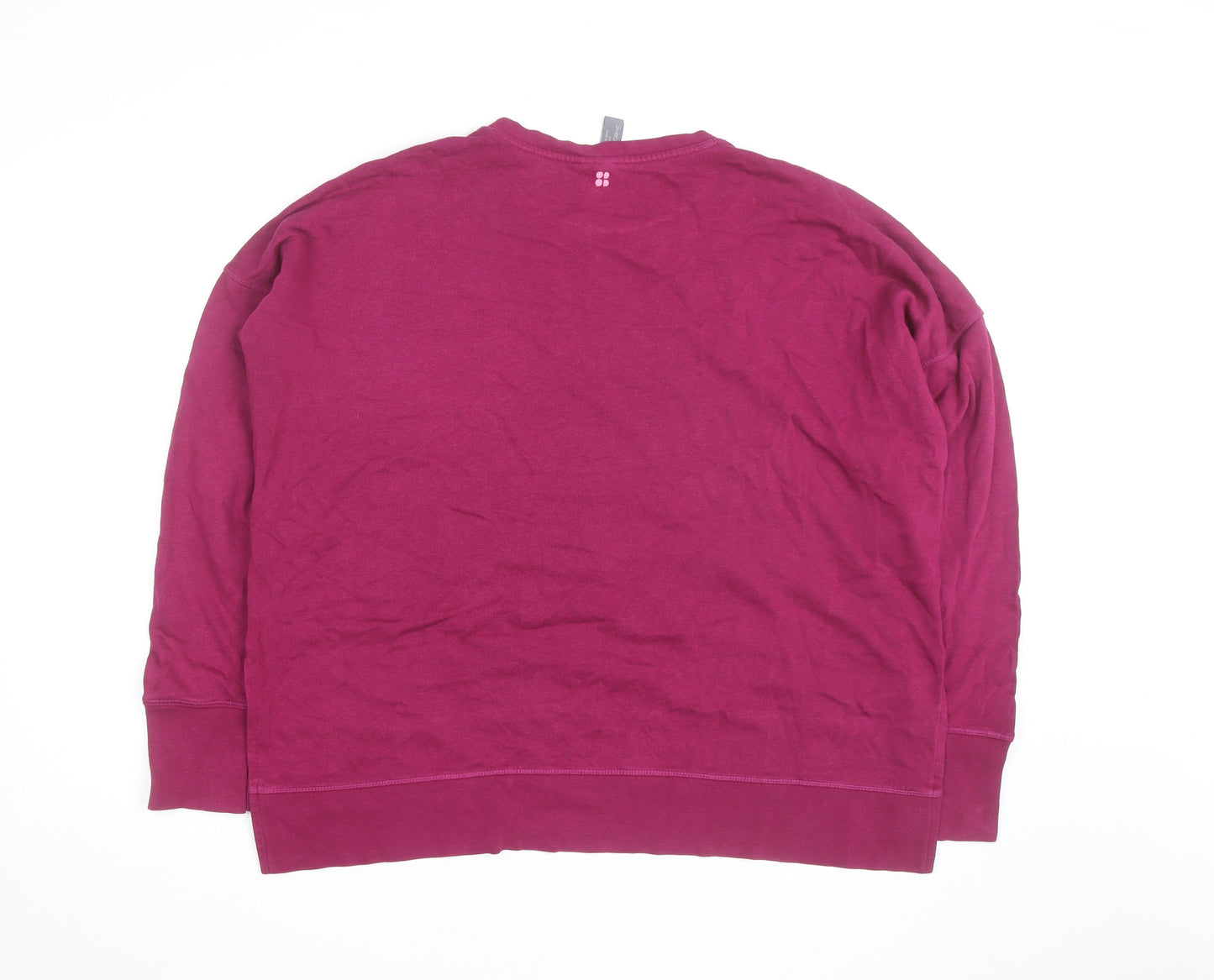 Sweaty Betty Womens Purple Long Sleeve Pullover Sweatshirt Size L