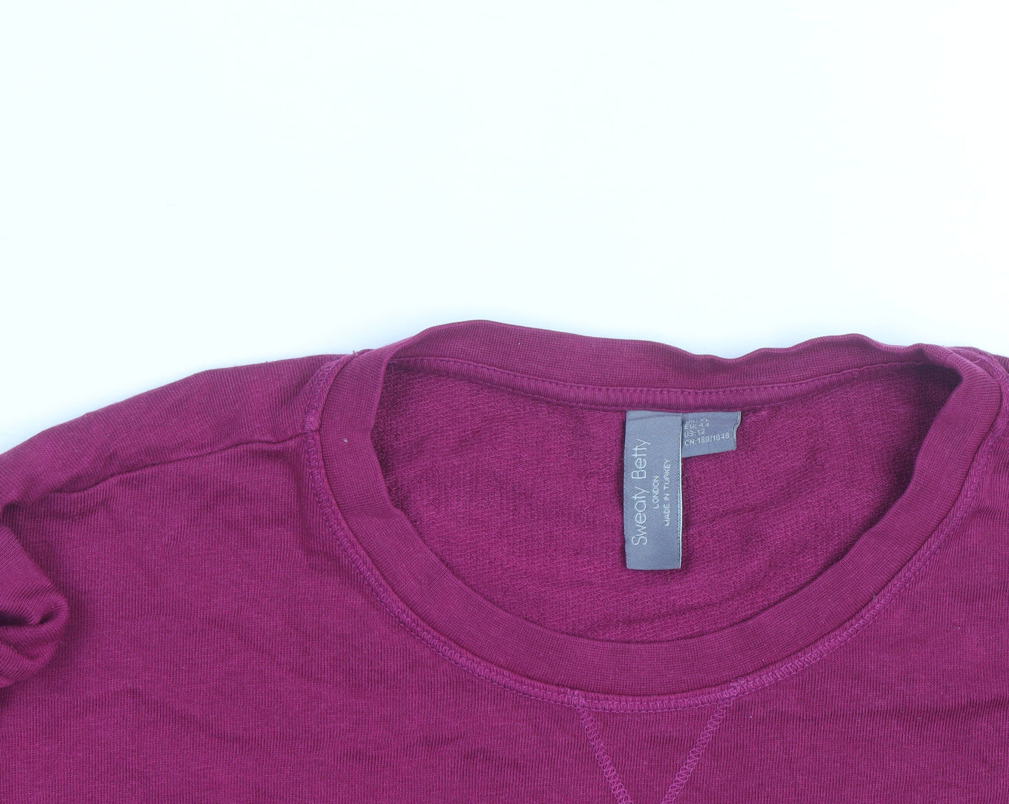 Sweaty Betty Womens Purple Long Sleeve Pullover Sweatshirt Size L