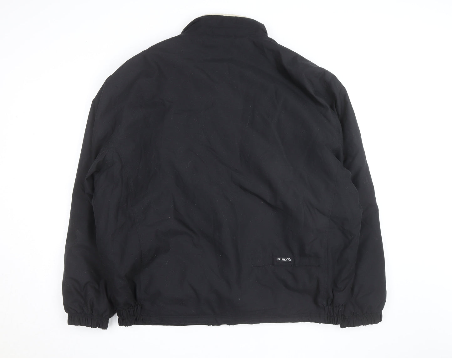 Palmer Men's Black XL Winter Puffer Jacket Polyester Stand-Up Collar