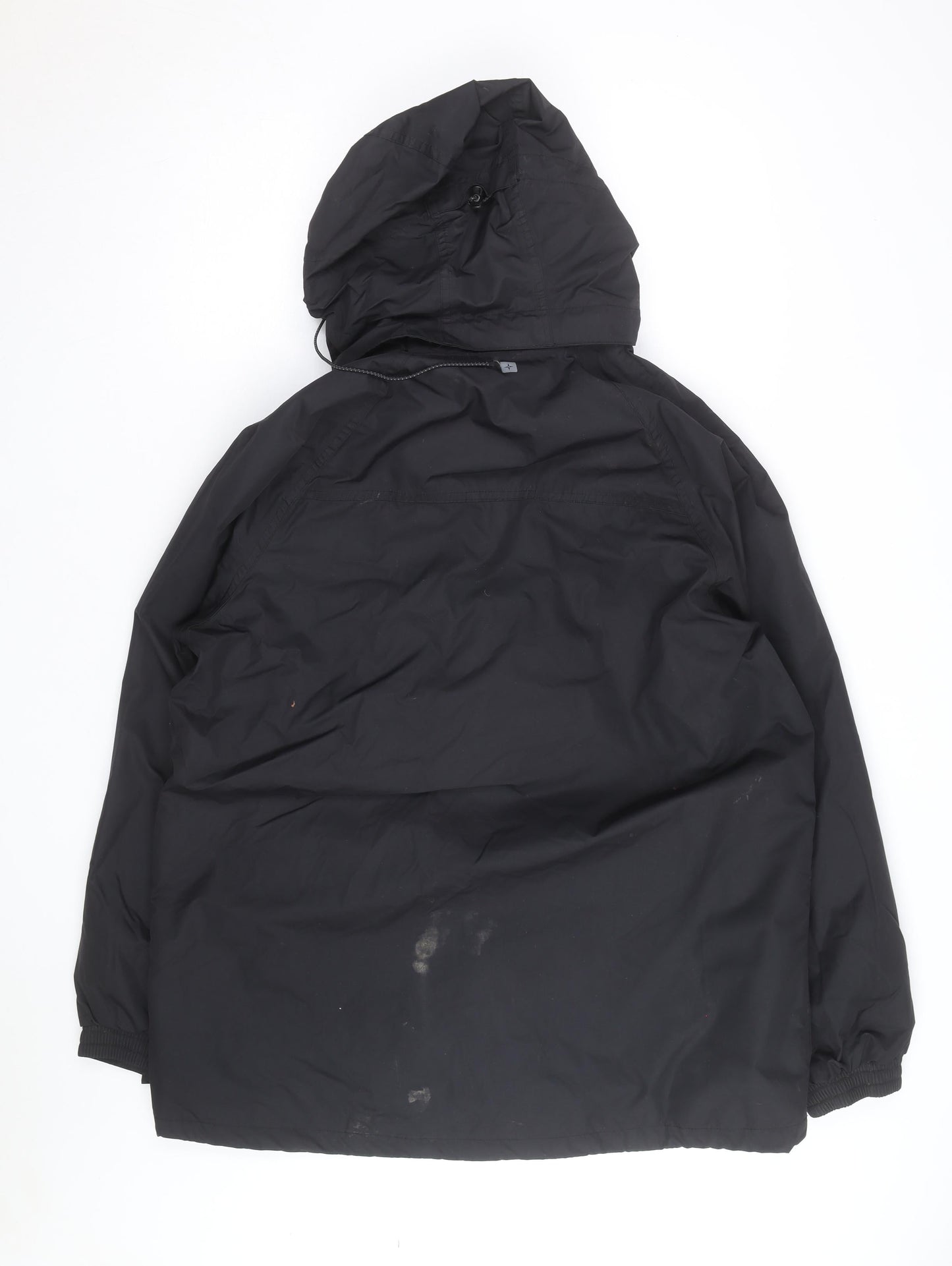 Mountain Warehouse Men's Black L Waterproof Parka Jacket Lined Hooded