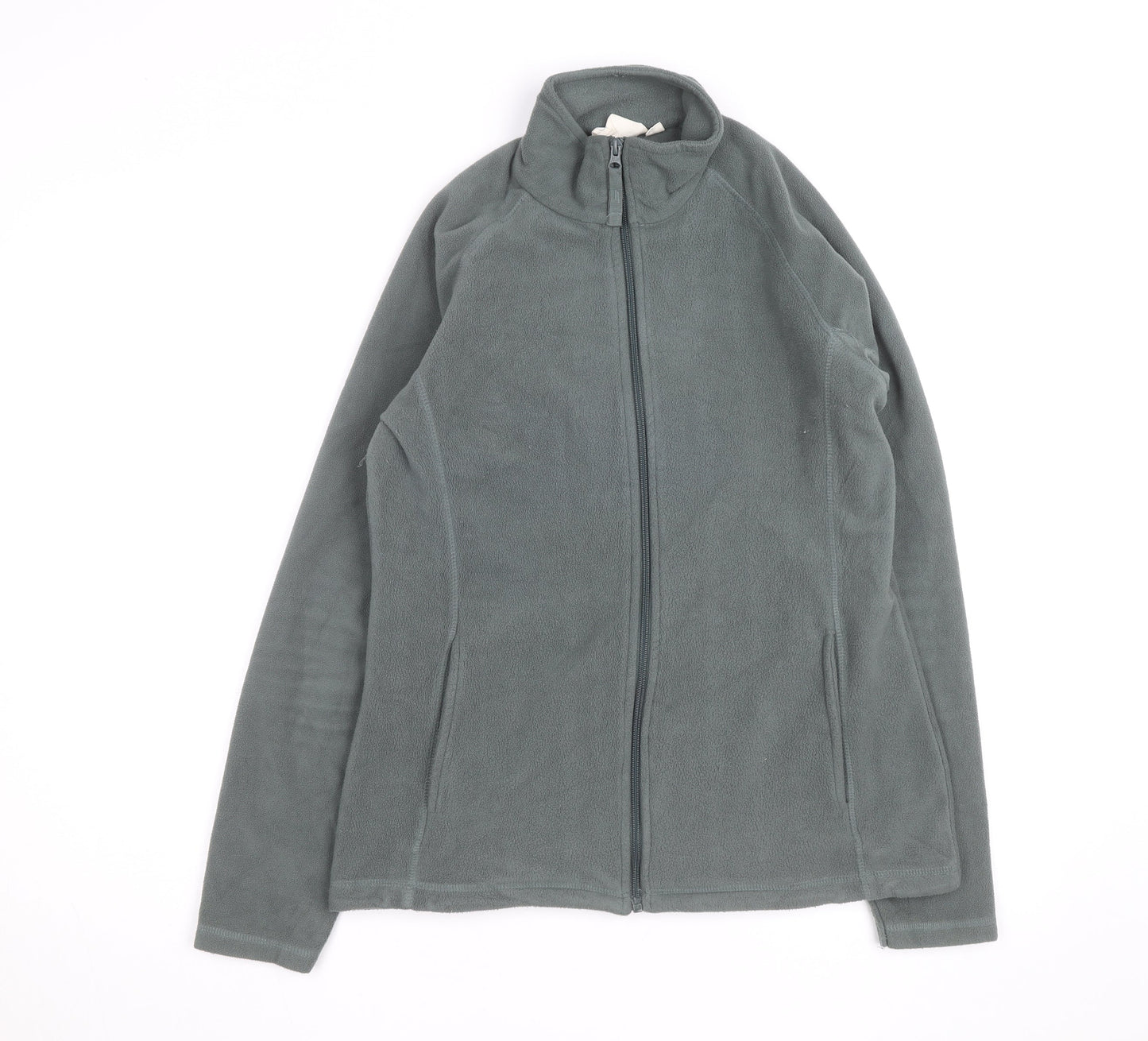 Mountain Warehouse Womens Grey Fleece Full Zip Jacket Size 12