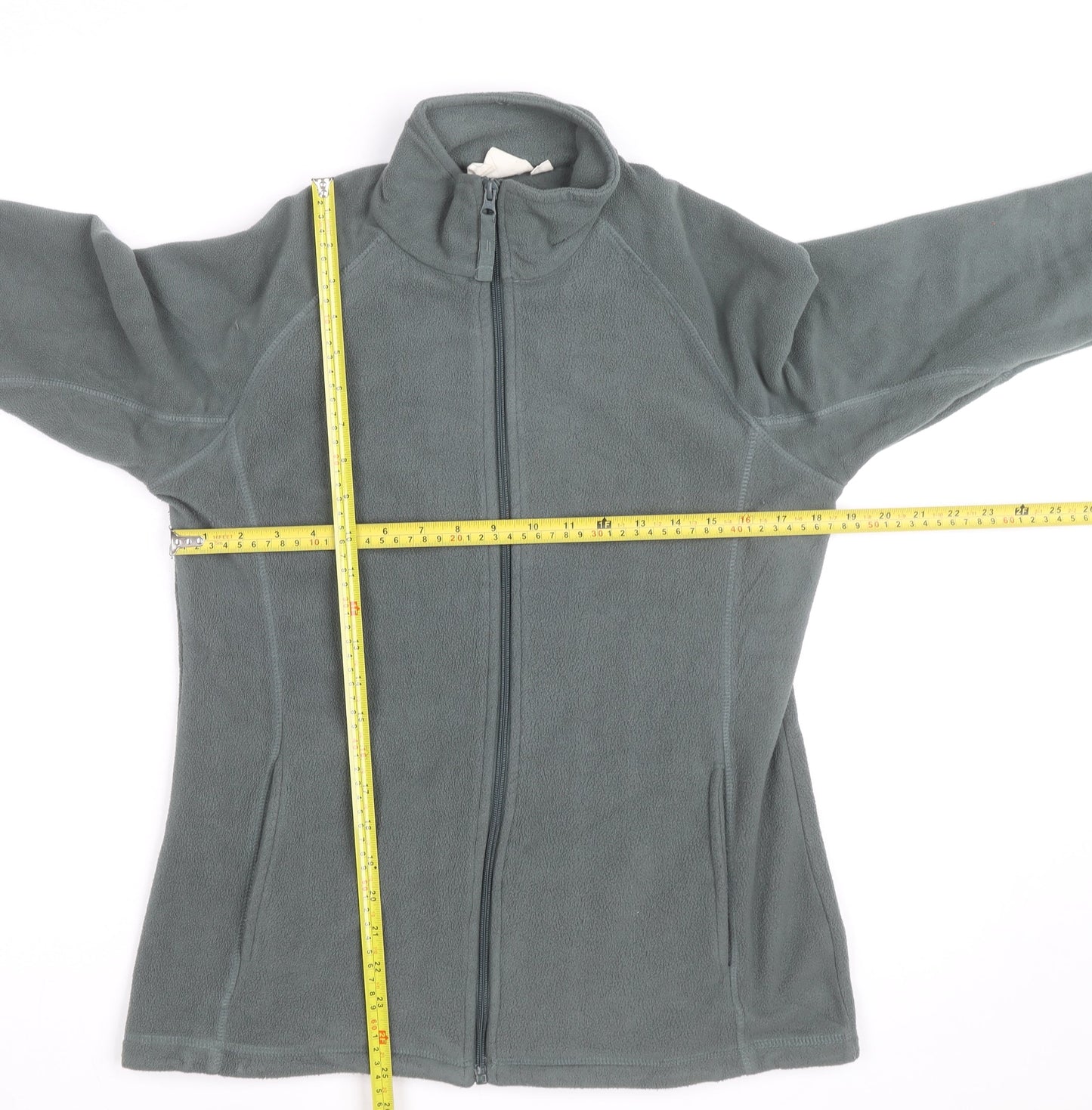 Mountain Warehouse Womens Grey Fleece Full Zip Jacket Size 12